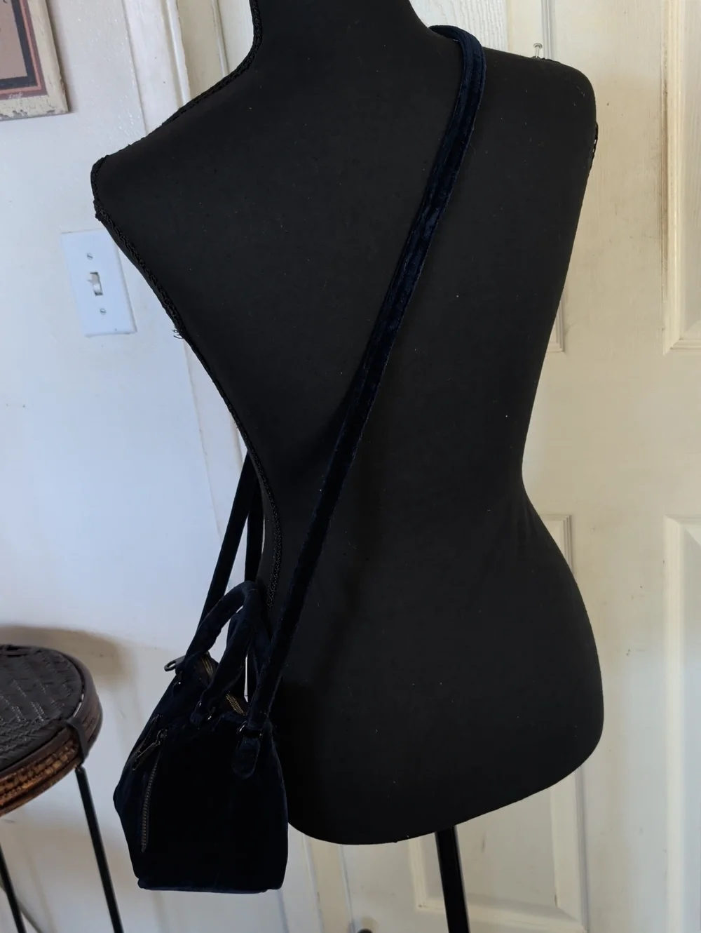 Rebecca Minkoff Velvet Navy Blue Crossbody Bag